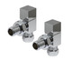 Kartell Square Angled Valve Pair Kartell Square Angled Valve Pair